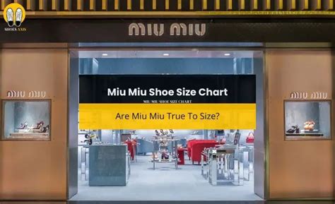 does miu miu run small|miumiu shoes size chart.